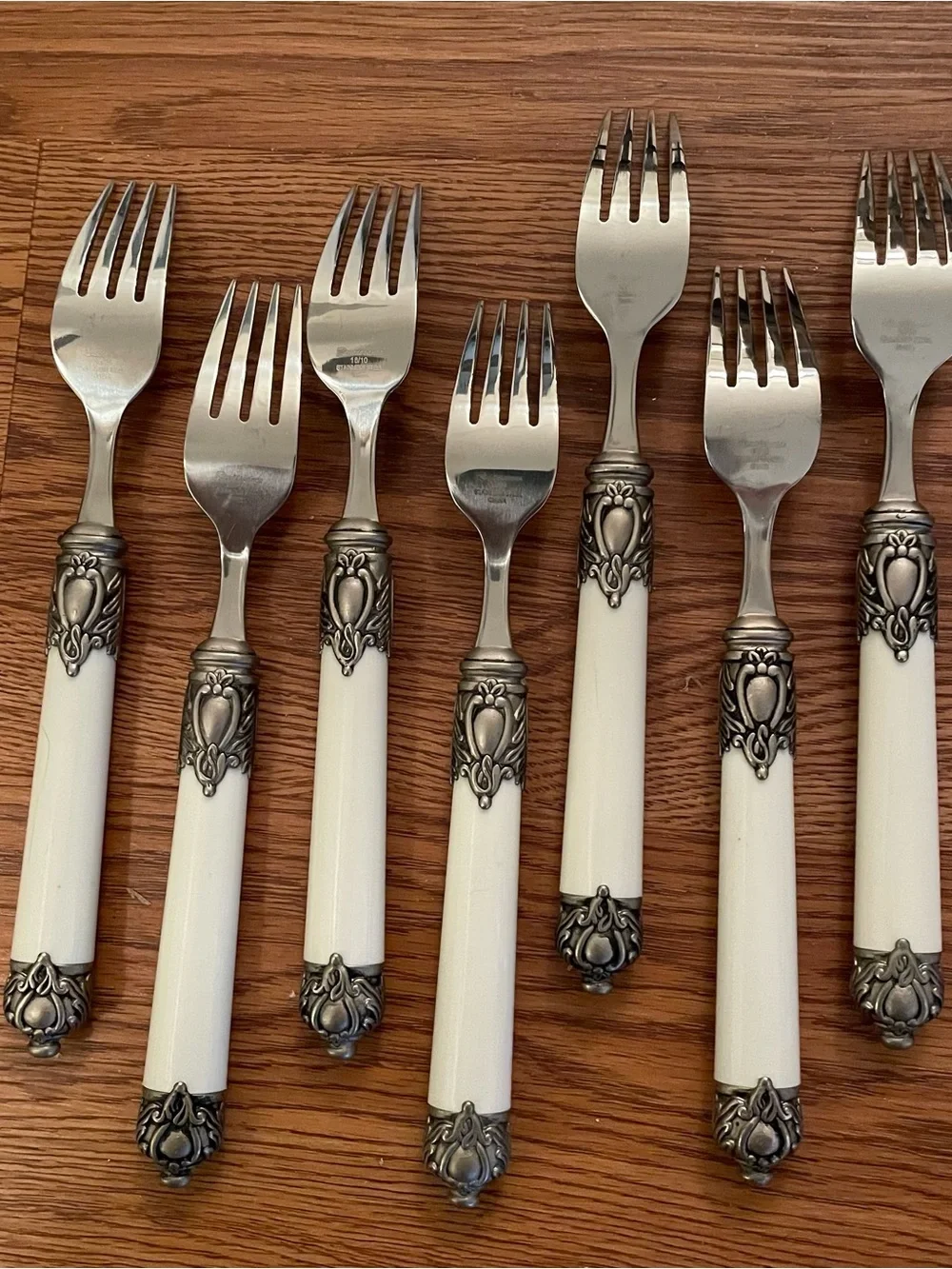 Home Essentials Renaissance Bone Salad Fork Set Of 7